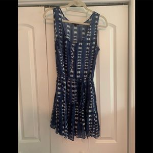 JCrew Shear Dress Size Medium Blue